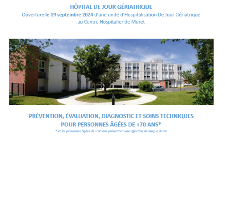 Ouverture d'un hôpital de jour gériatrique au CH de Muret