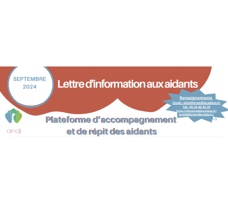 Lettre d'information aux aidants