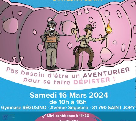 Action de prévention : Le COLON TOUR - 16 mars - Saint Jory