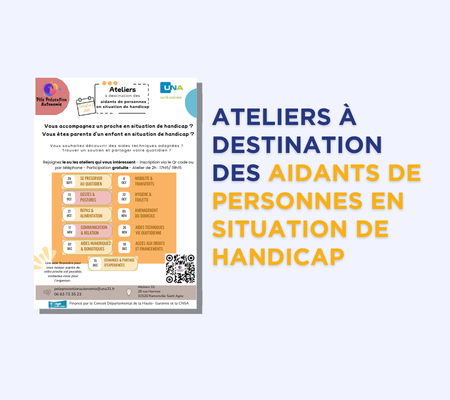 Ateliers aidants : un nouveau cycle autour des aides techniques